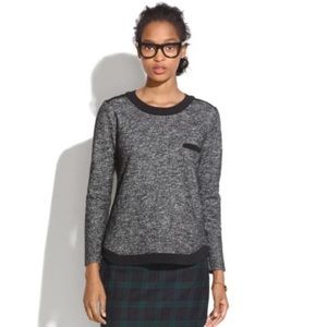 Madewell Marled Contrast Sweater